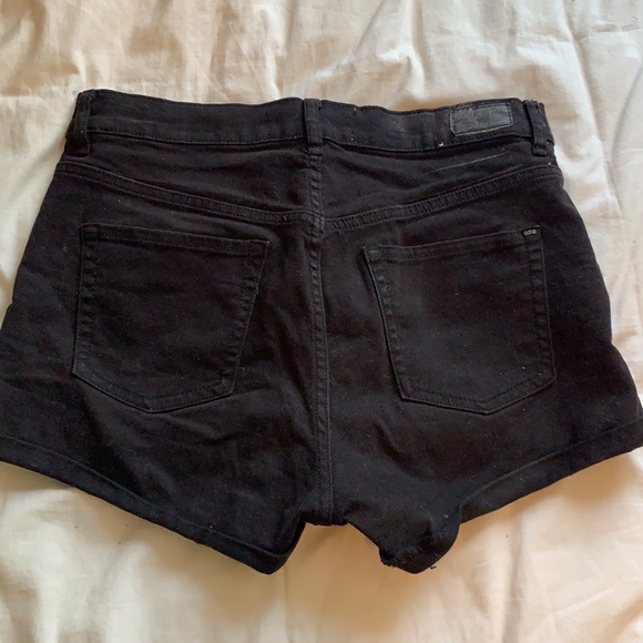 Black high waisted shorts - Picture 4 of 4
